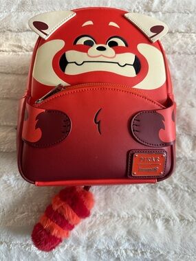 Loungefly Turning RED Panda   disney Backpack NWT